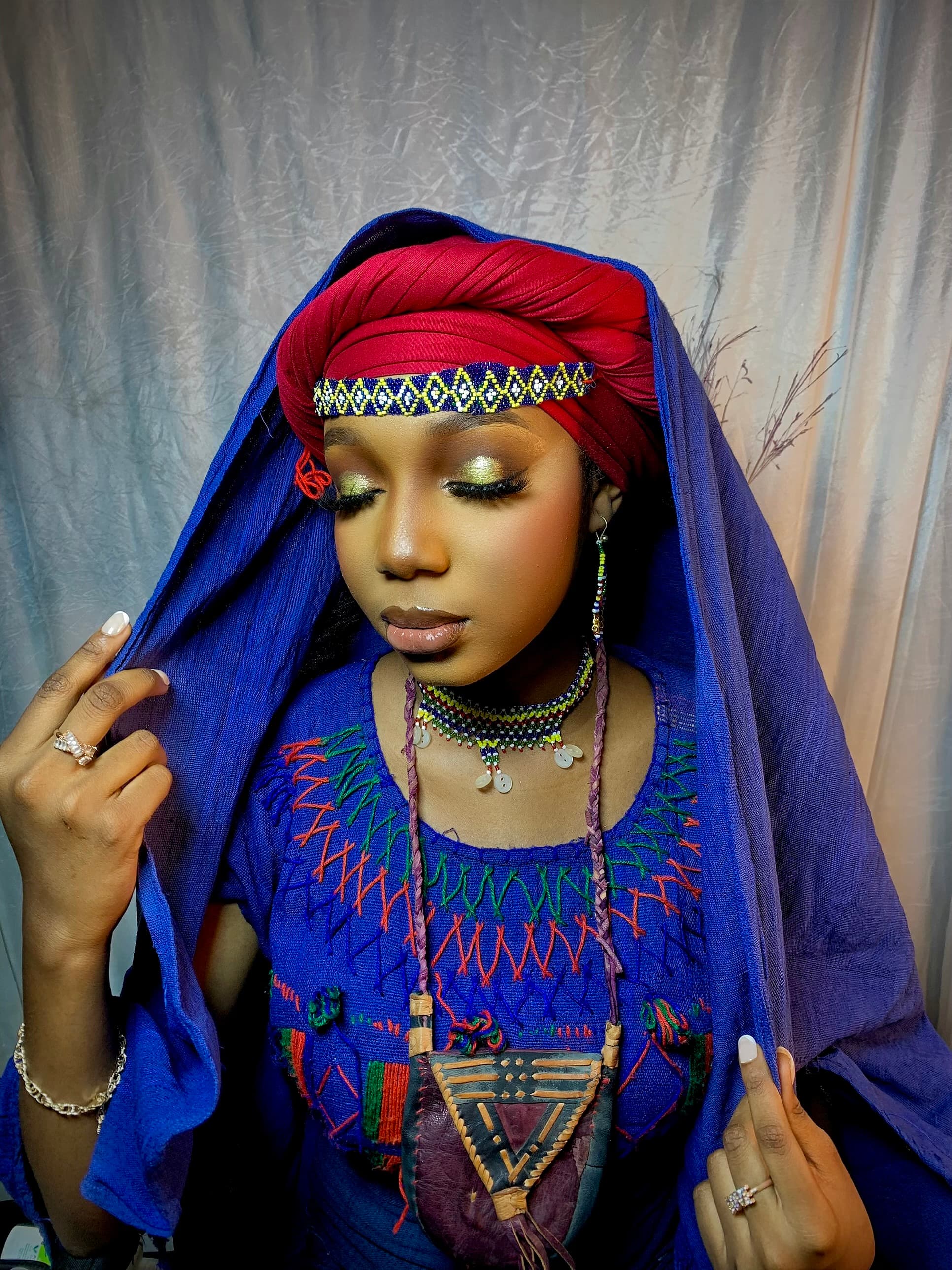 Fulani bridal look