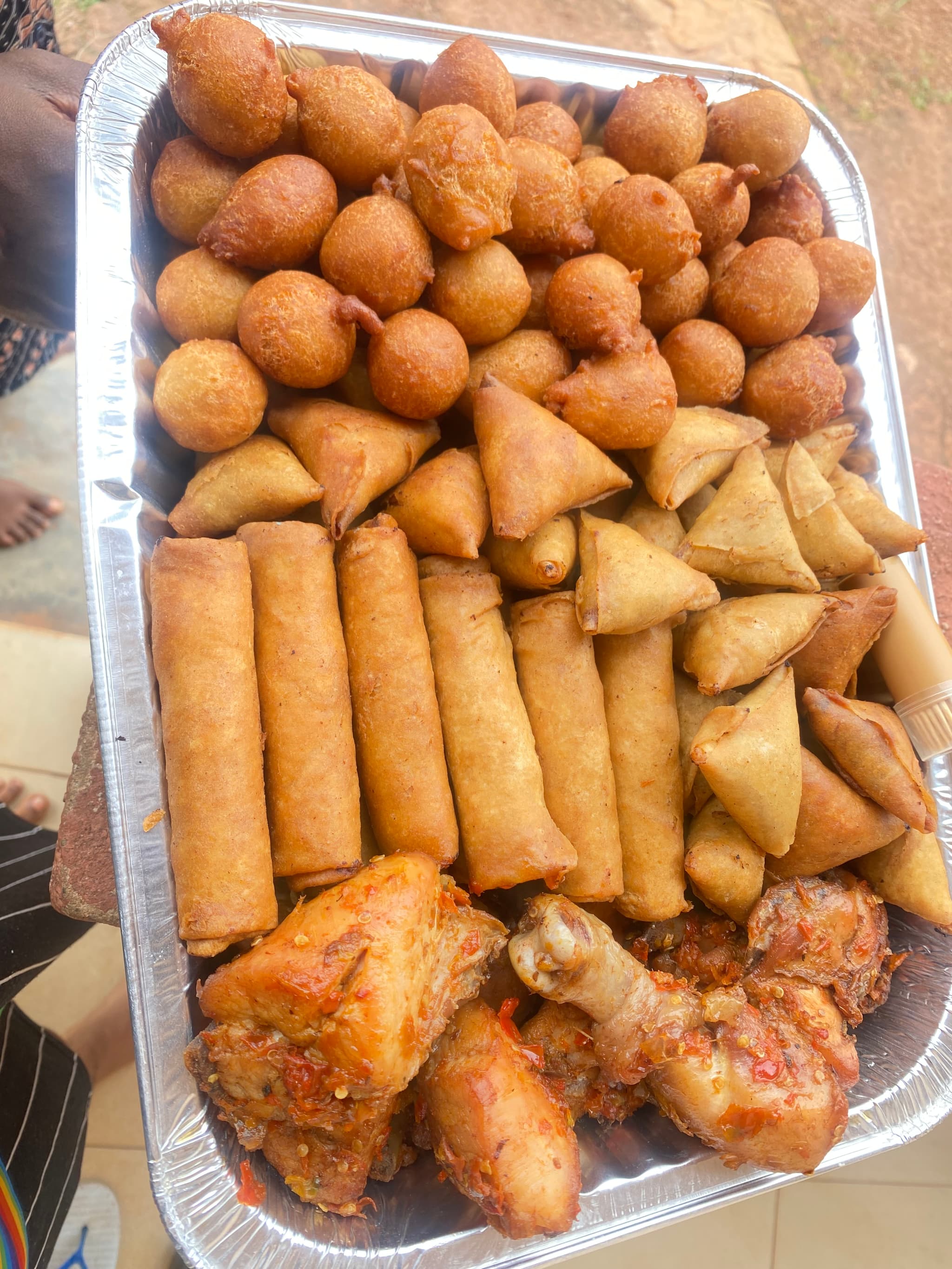 Small chops platter