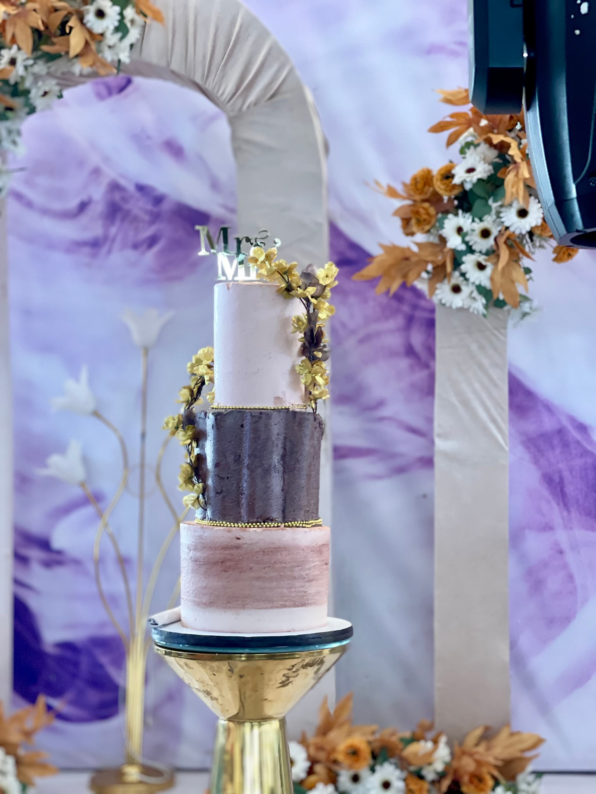 3 step wedding cake